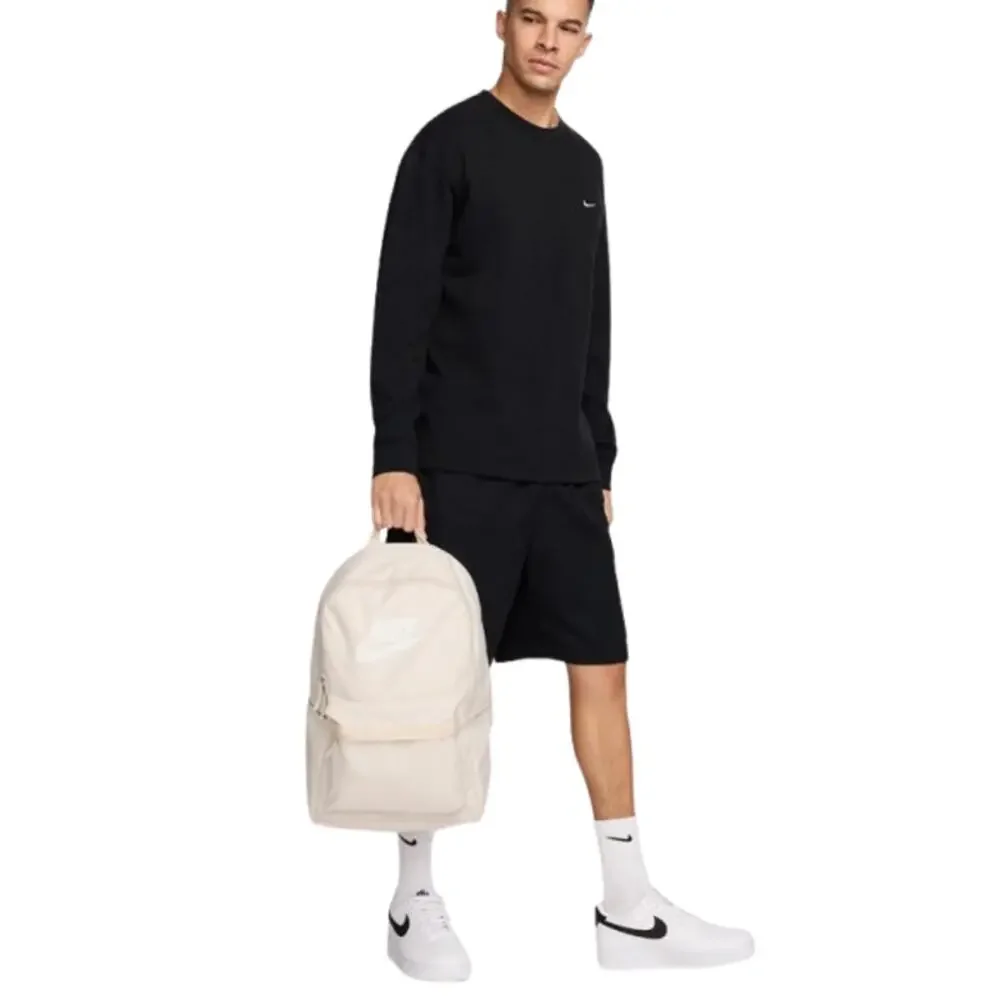 NIKE Unisex Heritage 25L Backpack One Size Summit White Orewood Brown NWT